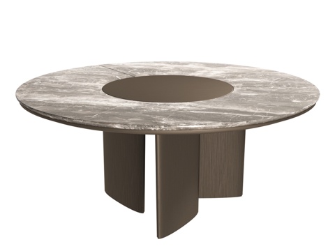  MisuraEmme Ala Round圆形意大利餐桌3d模型 