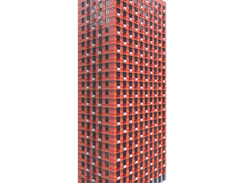  多层住宅楼 2型3d模型 
