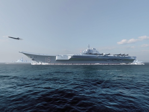航母 航空母舰 辽宁号 山东号 福建舰su模型