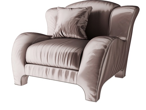  单人沙发3d模型 