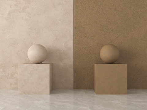  现代涂料 艺术漆 肌理漆 真石漆 微水泥su模型 