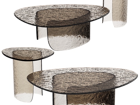  Twins coffee table3d模型 