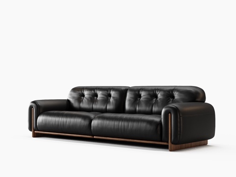  奶油沙发 现代沙发 中古沙发3d模型 