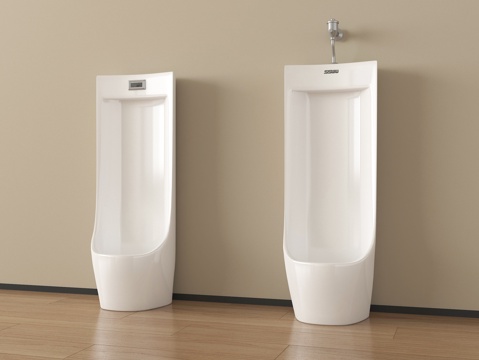  现代小便斗 小便器 小便池3d模型 