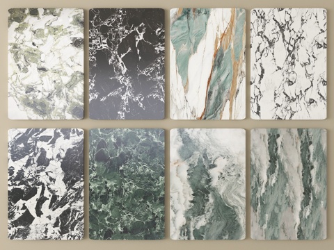  现代轻奢石材 大理石 岩板 护墙板 背景墙su模型 