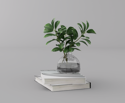 摆件组合su模型