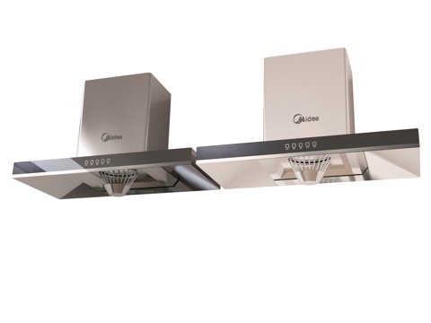  现代吸油烟机3d模型 