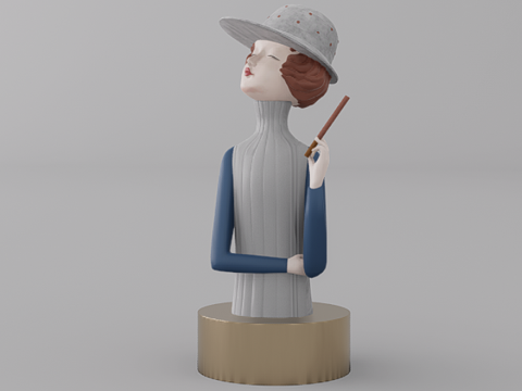 手办摆件su模型