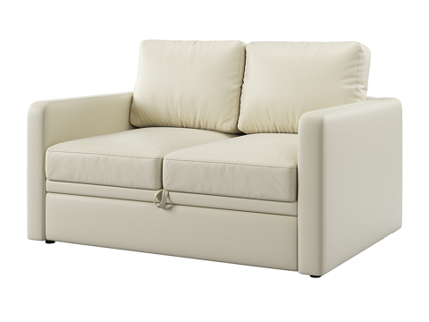  现代简约双人床 双人床 简约床 卧室床 抱枕3d模型 