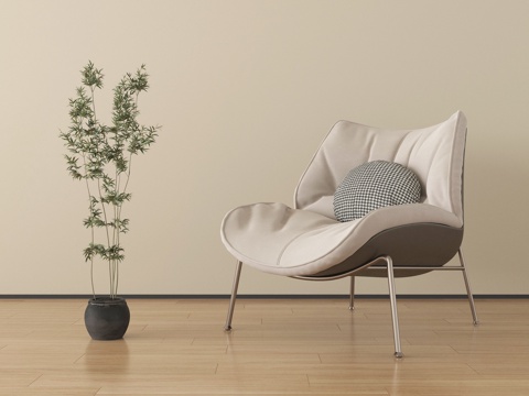  现代休闲椅 沙发椅 单椅3d模型 