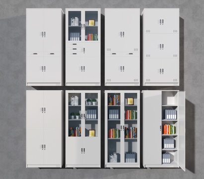  柜子 档案柜 收纳柜3d模型 