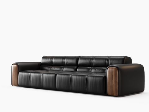  奶油沙发 现代沙发 中古沙发3d模型 