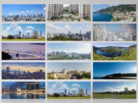  现代其他材质 环绕背景 户外背景 植物背景 环境贴图su模型 