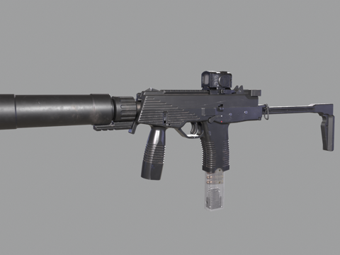  施泰尔冲锋手枪 战术冲锋手枪 冲锋枪 武器 枪械 游戏装备3d模型 