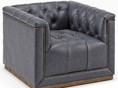  单人沙发3d模型 