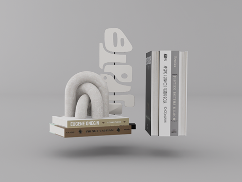  摆件组合su模型 