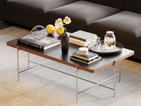  现代意式茶几3d模型 