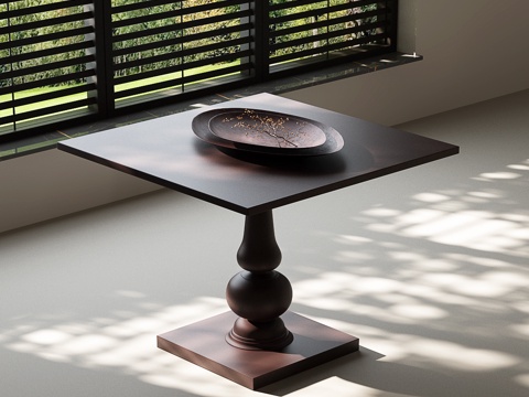  现代中古角几 法式中古边几  法式中古角几 现代法式边几3d模型 