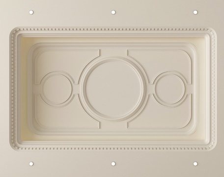  欧式天花吊顶3d模型 