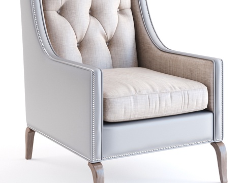  单人沙发3d模型 