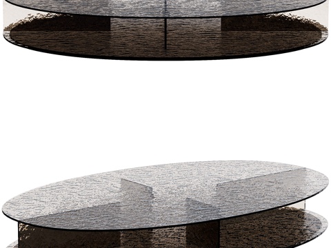 Max oval coffee table免费3d模型