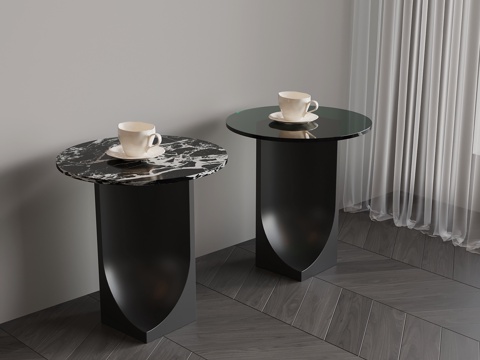  现代边几现代边几3d模型 