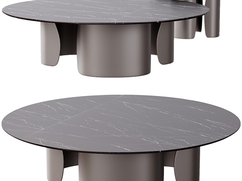  Petalo coffee table3d模型 