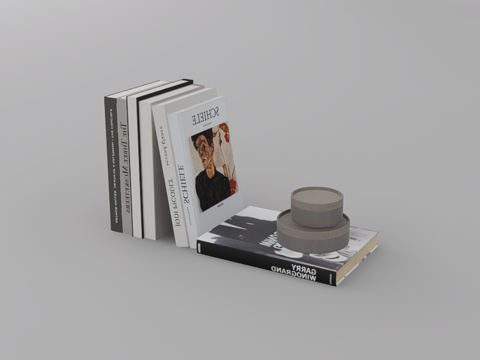 摆件组合su模型