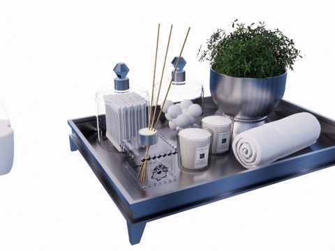 淋浴头 卫浴 淋浴 厕所 浴缸su模型