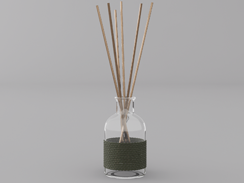 香薰摆件su模型