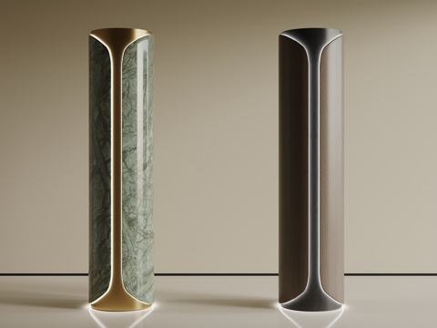  现代柱子 造型住3d模型 