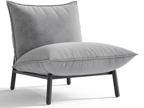  单人沙发3d模型 