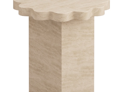  边几角几3d模型 