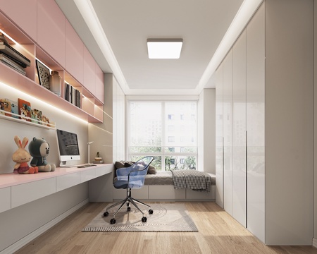  卧室榻榻米3d模型 