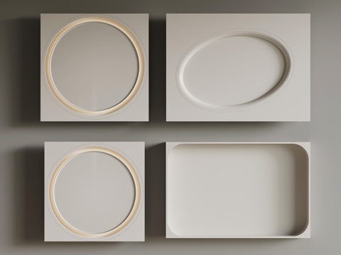  现代吊灯su模型 