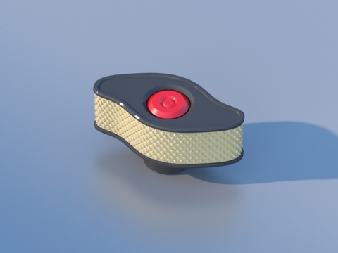  电源开关 按钮 五金件 零件3d模型 