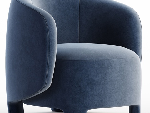  单人沙发3d模型 