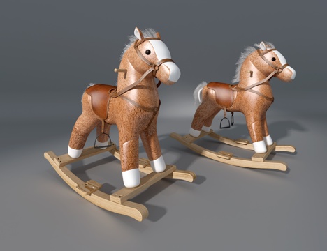  木马3d模型 