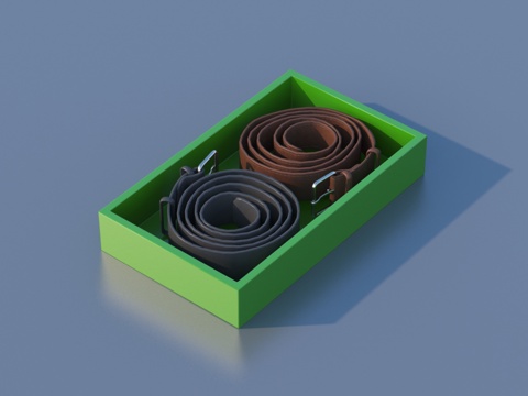  皮带 服饰 生活用品3d模型 