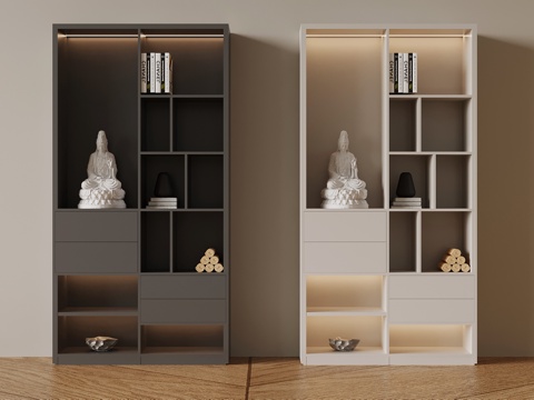  现代佛龛3d模型 