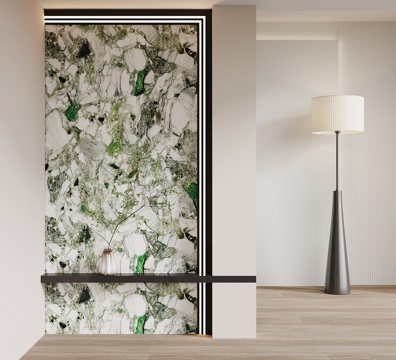  现代玄关 隔断3d模型 