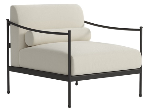  单人沙发3d模型 