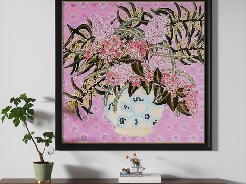  现代，复古，简欧，中古，装饰画3d模型 