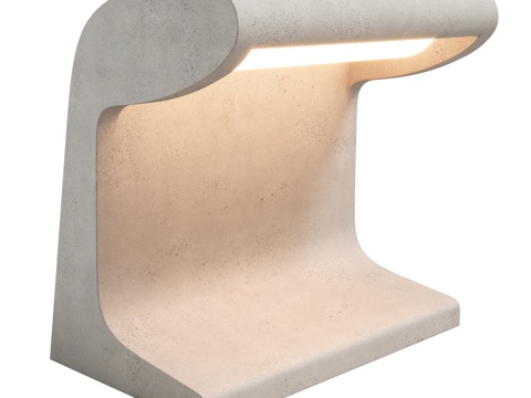  现代户外地灯3d模型 