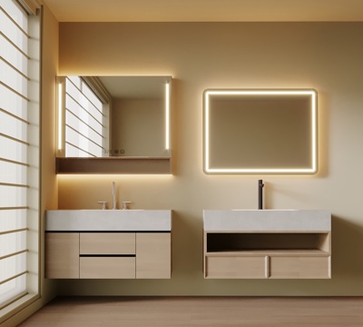  现代浴室柜3d模型 