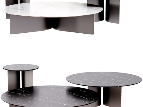  Wave coffee table3d模型 