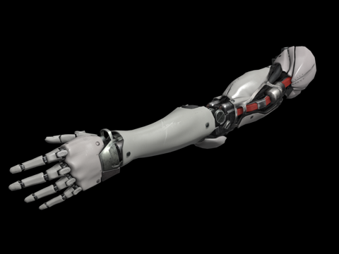  机器人手臂 机械 机器人 机器手 机械臂 机械手 科幻机械臂3d模型 