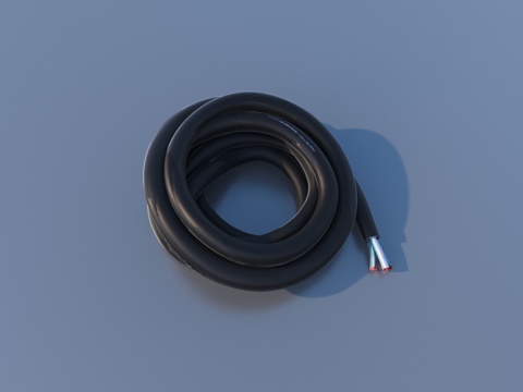  电线 数据线 连接线3d模型 