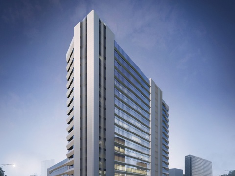  现代 医院 卫生院 急诊楼 门诊3D模型3d模型 