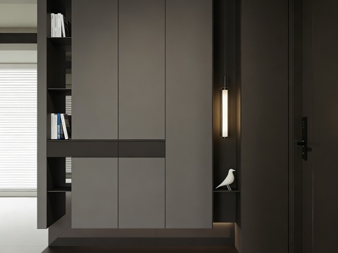  现代鞋柜 玄关鞋柜 入户鞋柜3d模型 